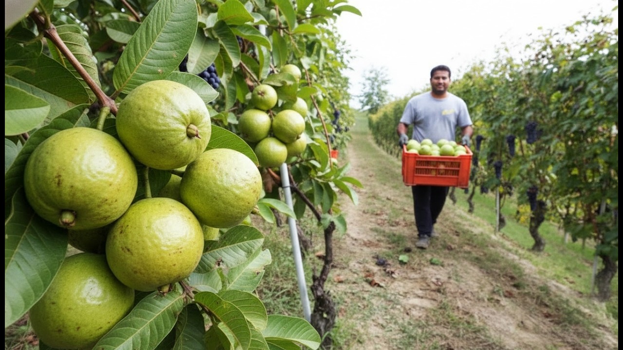 The Secrets Behind Our Premium Guava Juice: A Look Inside the Production Line.