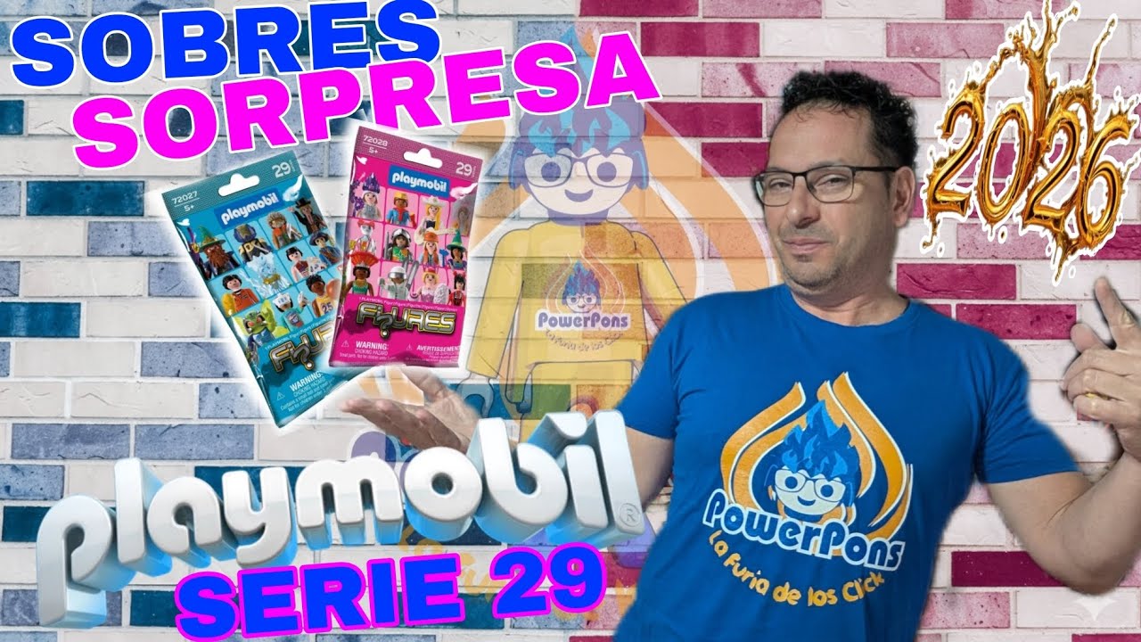 🛍️💌AQUI TIENES TODOS LOS SOBRES SORPRESA DE LA SERIE 29 DE PLAYMOBIL 2026, NOVEDADES,💌🛍️
