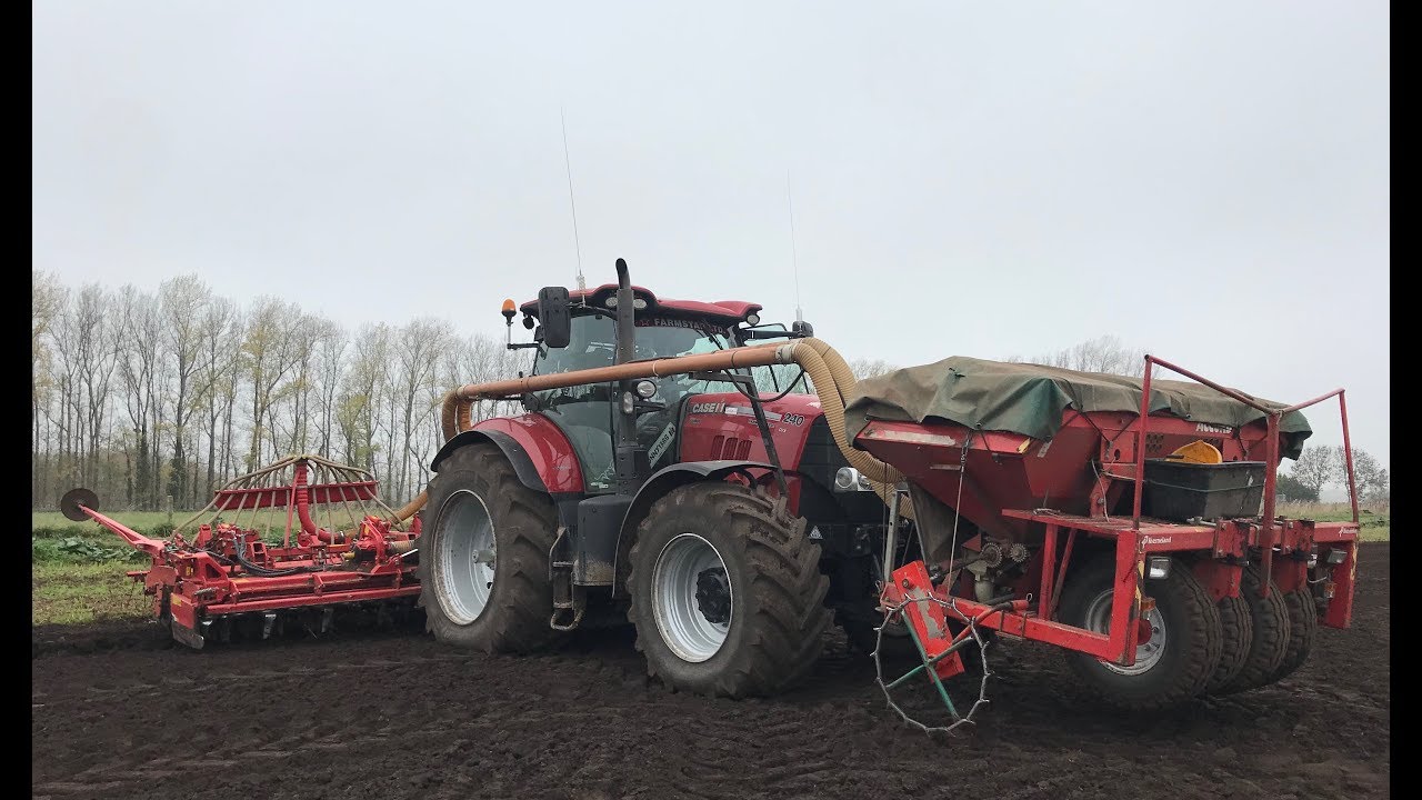 Case puma 240cvx +kverneland 6m powerharrow drill :)