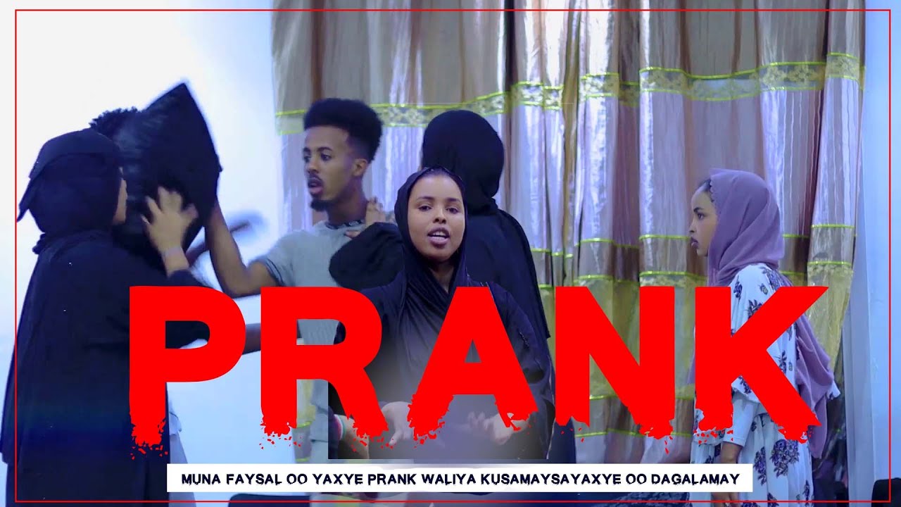 Muna faysal oo Yahye Tiger Prank Waaliya ku samaysay