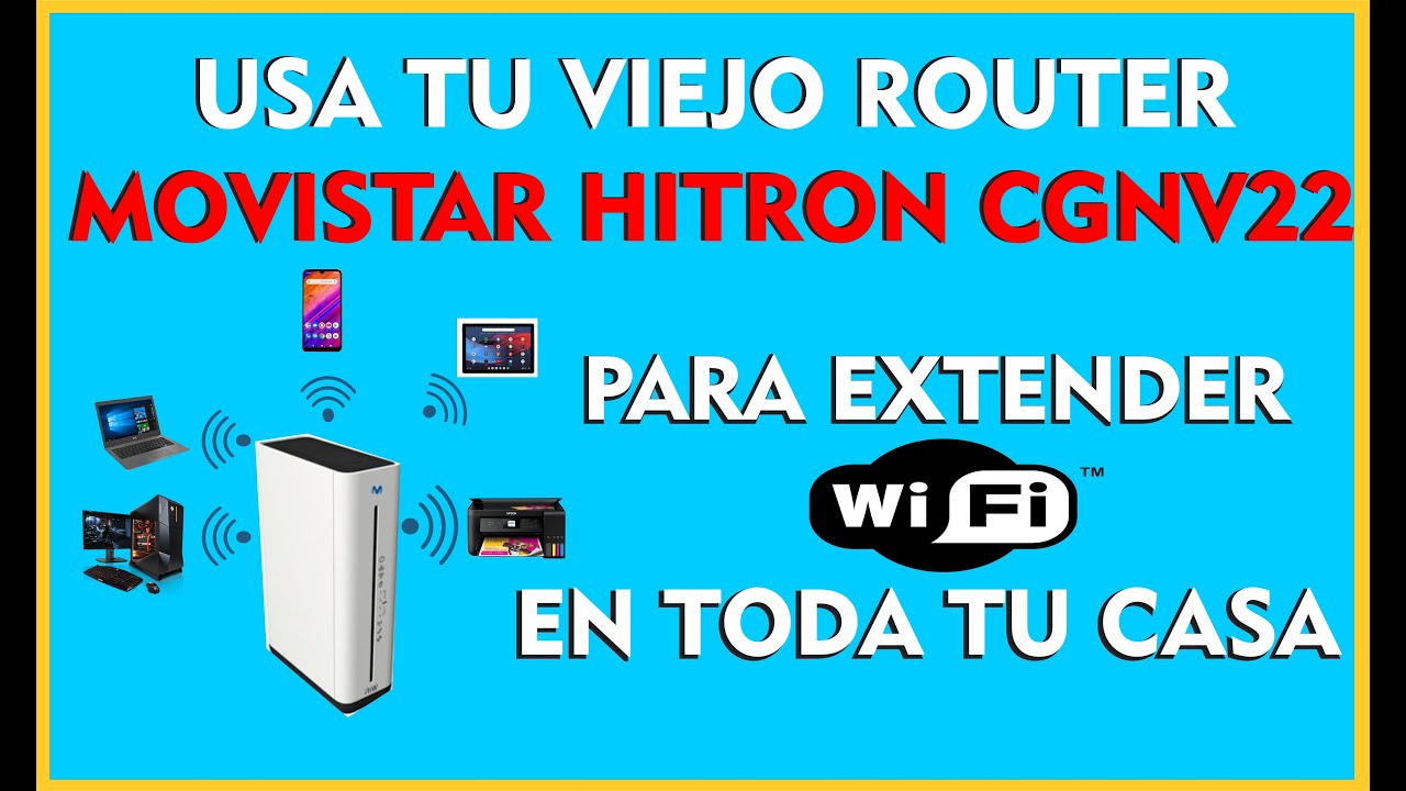 Como Convertir Módem Movistar Hitron CGNV22 EN ACCESPOINT O ROUTER INALAMBRICO, Amplificar Señal