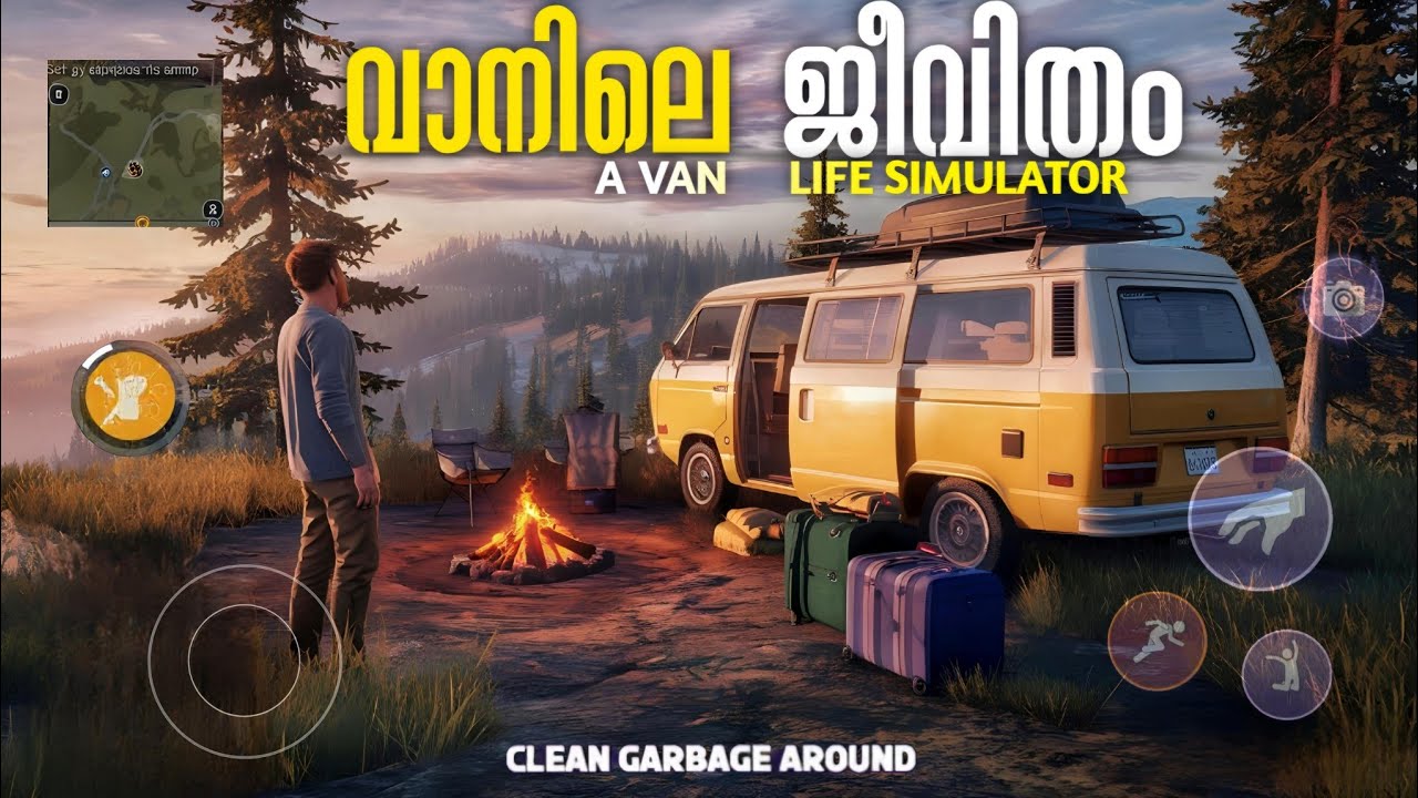 A VAN LIFE SIMULATOR  Gameplay Review Malayalam | DravenX Gaming |
