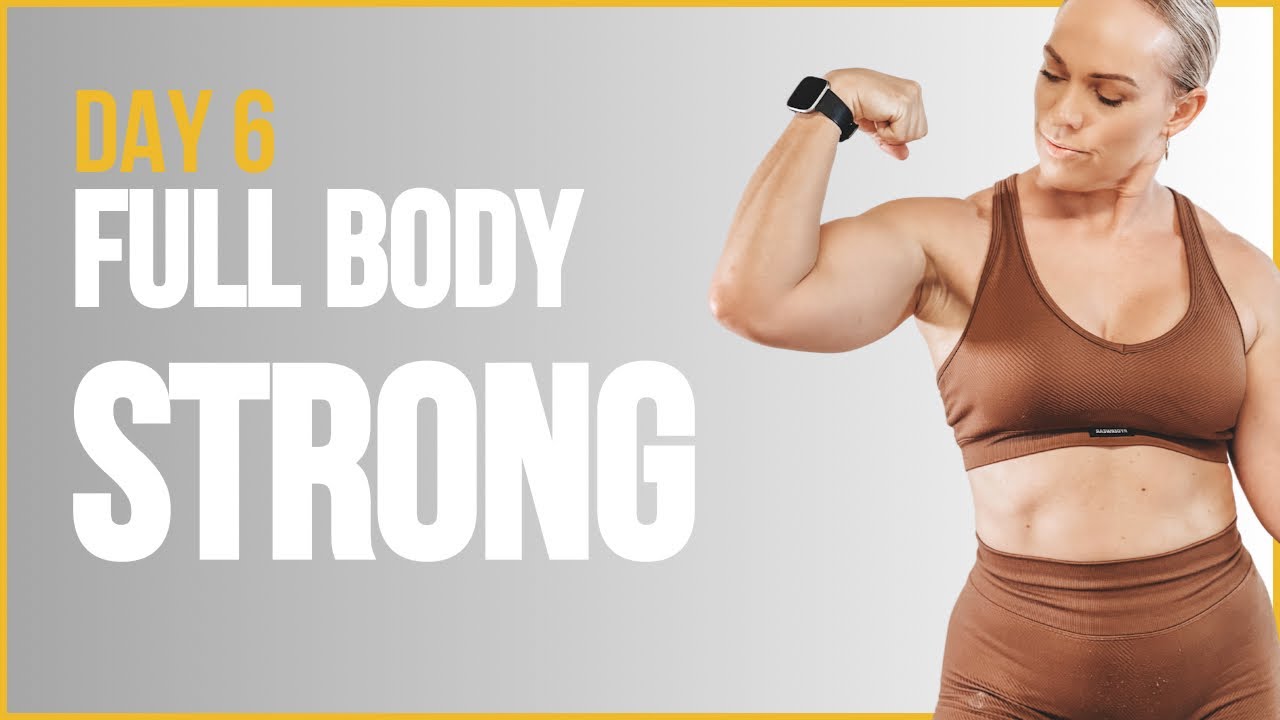DAY 6//FULL BODY STRONG | Weight Training Workout Over 40