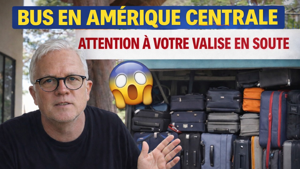 ⚠️ Voyage en bus au Costa Rica : méfiez-vous des valises en soute !