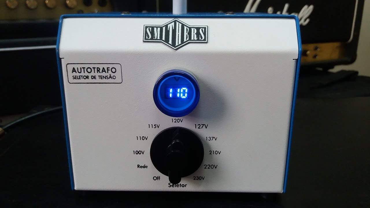 Variac Smithers & amp valvulado - review e teste (Marshall JCM800)