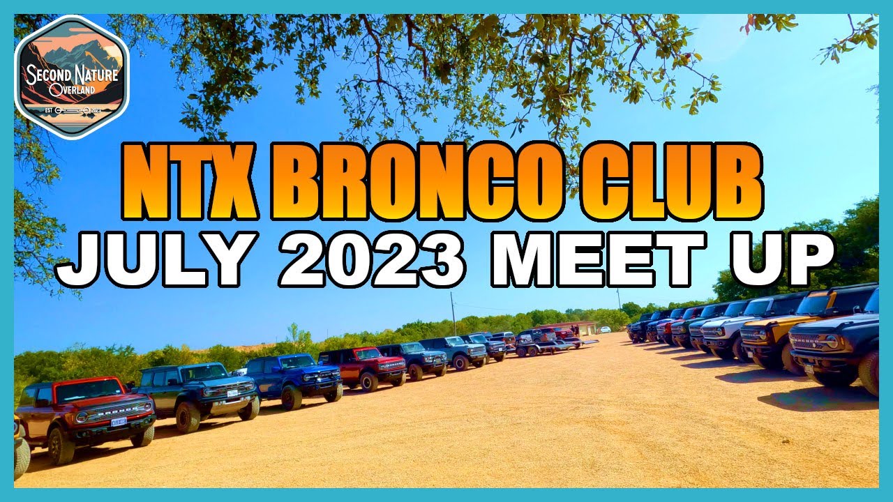 North Texas Bronco Club TAKEOVER at Northwest OHV Park! New Ford Broncos Off-roading