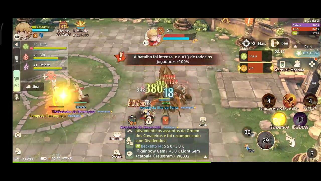 Tree of Savior Neo, 3x3 contra pt 400k+