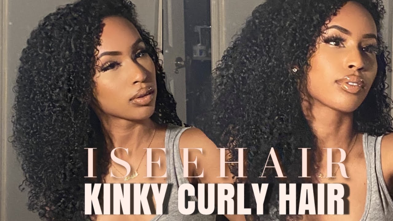 MY HAIR OR NAH? AFFORDABLE CURLY BUNDLES | ISEEHAIR REVIEW |