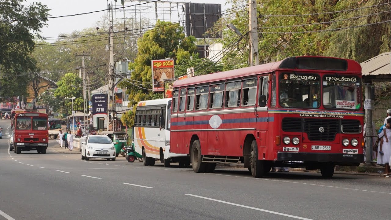 Sri Lanka Transport Board (S.L.T.B.) buses in 2018
