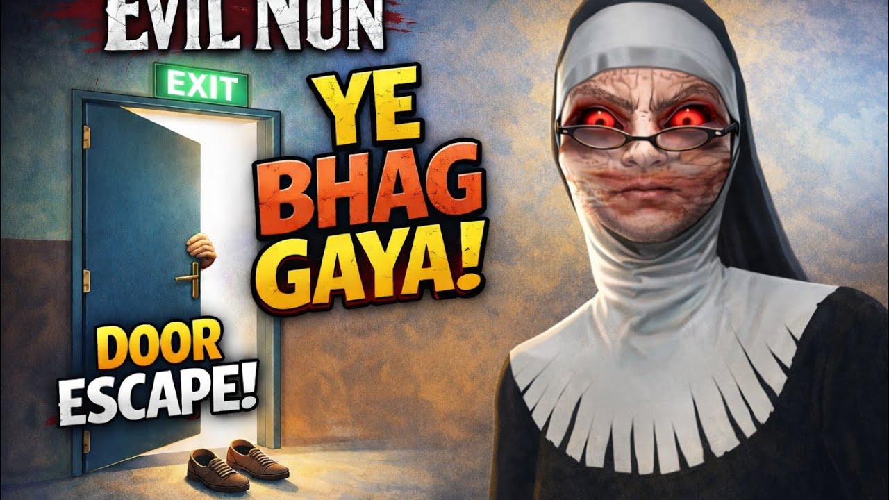 Evil Nun Main Door escape 2 day 😎😎😎😎💀💀😆😆
