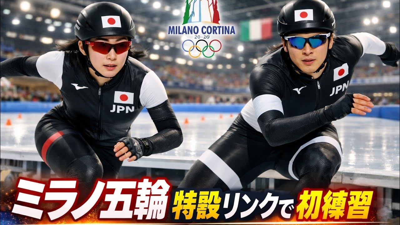 🇮🇹❄️ミラノ五輪開幕間近！🧊“空洞リンク”に挑む日本スピードスケート陣🔥