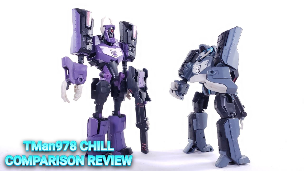 Transformers Animated Shockwave & Longarm Prime CHILL COMPARISON REVIEW