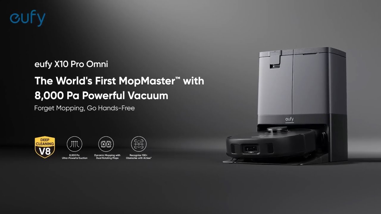 eufy X10 Pro Omni Robot Vacuum and Mop Combo.  Purchase link below.