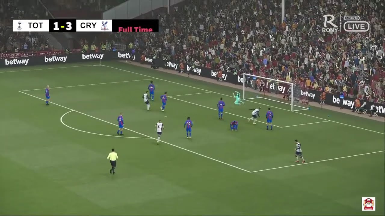 🔴LIVE : Tottenham vs Crystal Palace | English Premier League 2026 | PES 21 Simulation Gameplay