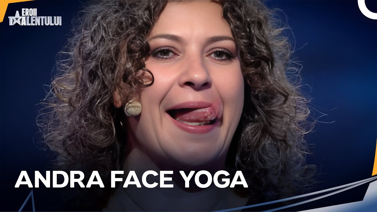 Face Yoga Cu Andra Pe Scenă! | Romanii au Talent