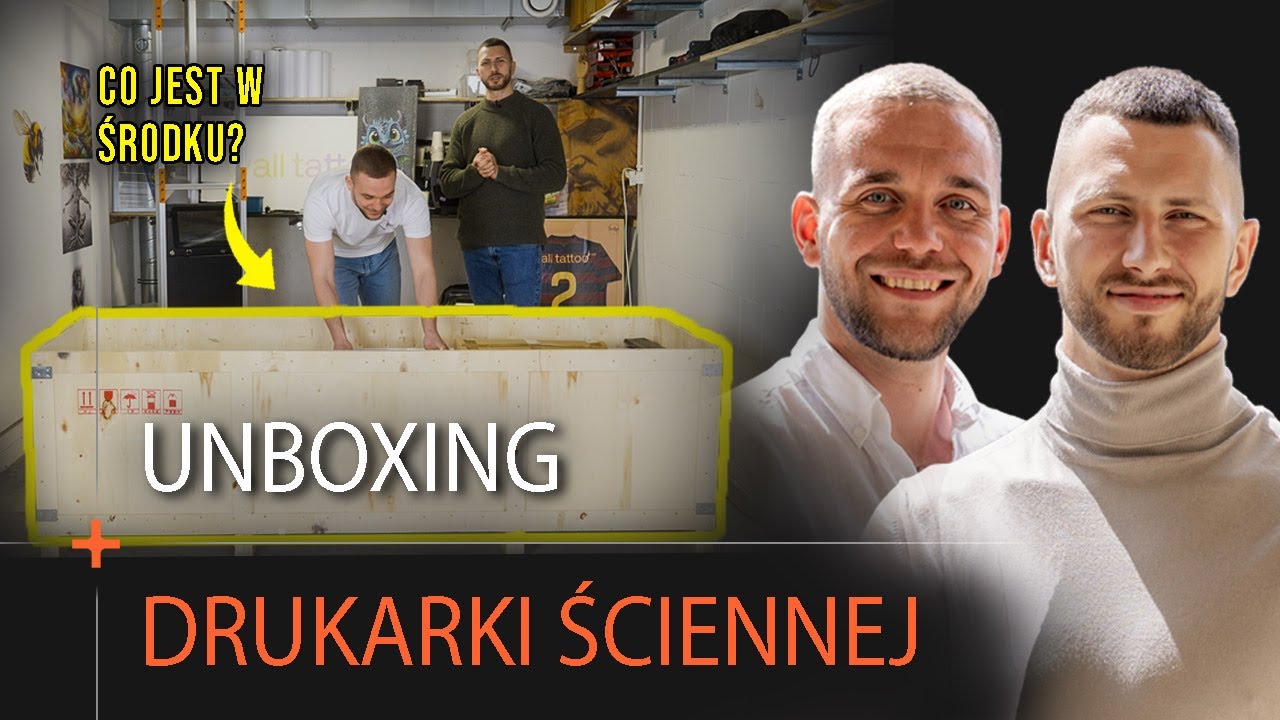 Rozpakowujemy DRUKARKĘ ŚCIENNĄ wall printer⁺ pro! | wall printers⁺