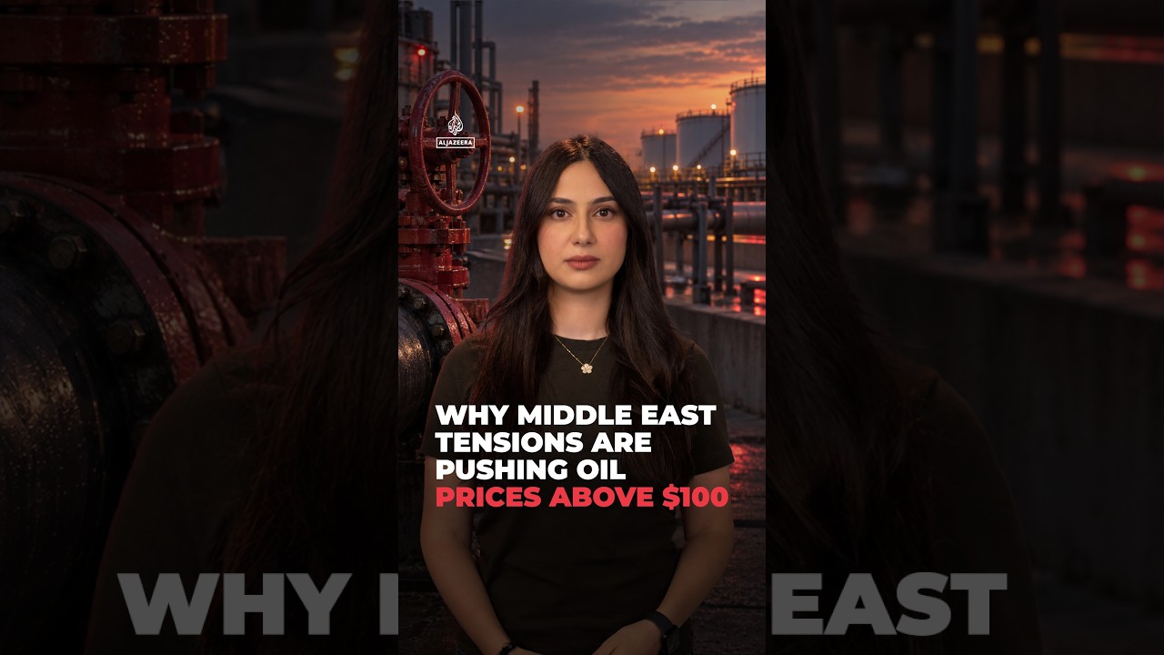 Why Middle East tensions are pushing oil prices above $100 | #ajshorts