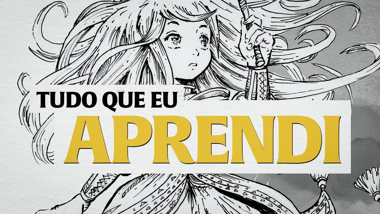 6 anos de CONHECIMENTO DE DESENHO em 37 minutos