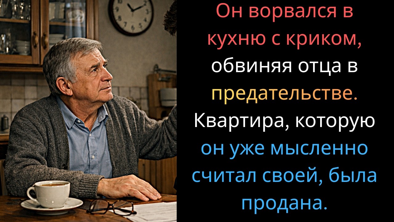 «Ты продал квартиру без меня?!» — Сын считал наследство своим, но отец преподал урок