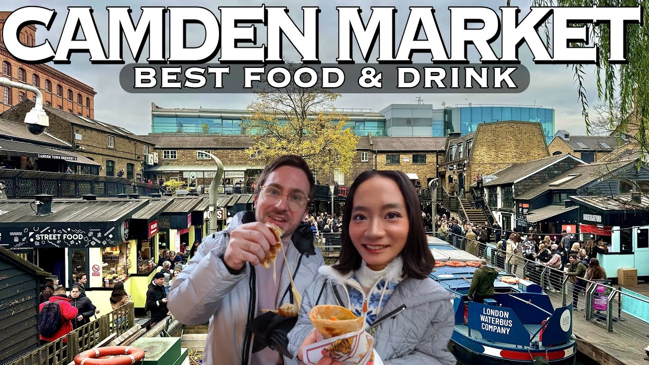 This is the Best Food to Eat in Camden Market!  London Street Food Tour 2024
