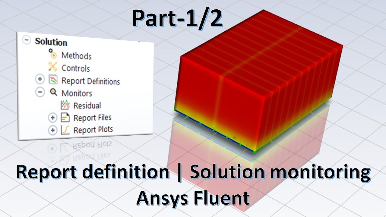 Ansys Fluent: Как использовать определение отчёта для мониторинга и постобработки моделирования |...