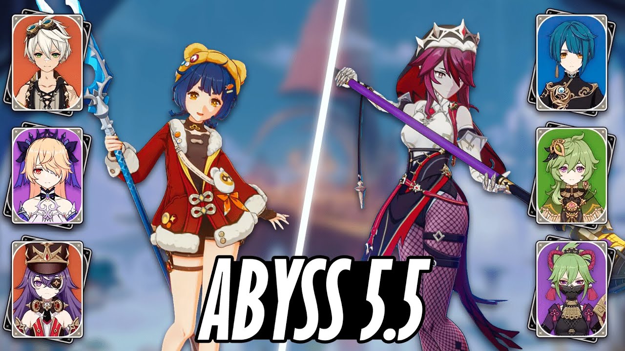 Beating the Abyss with 4 Stars New 5.5 Abyss - Spiral Abyss Floor 12 Genshin Impact