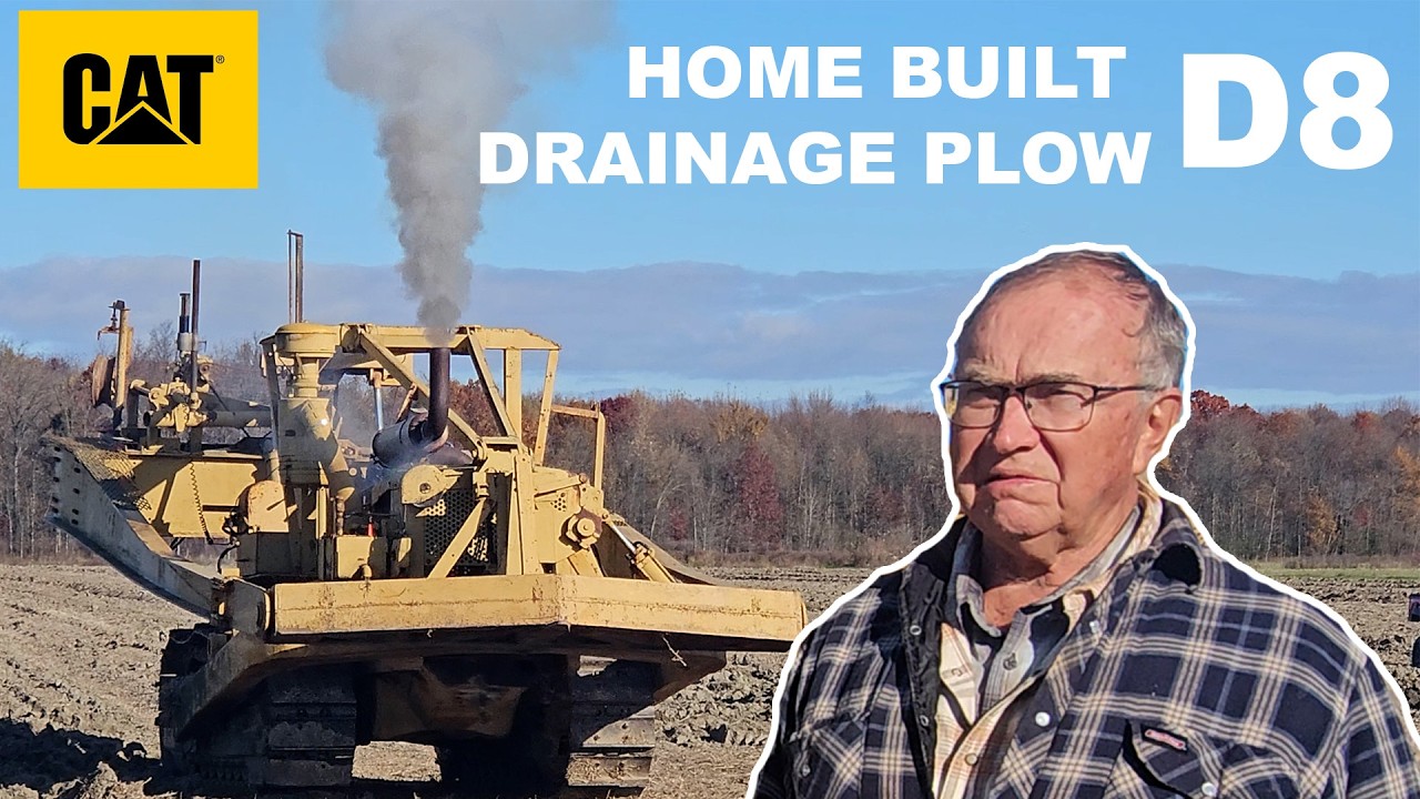 Caterpillar D8 Homebuilt Drainage Plow