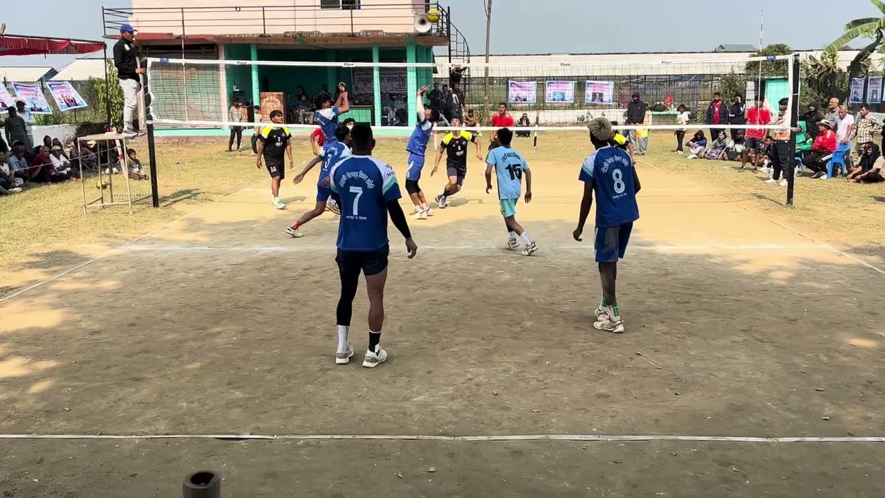 चितवन जिल्ला भलिबल सङ्घ vs भरतपुर २२ पतिहानि बबाल semi final part-2