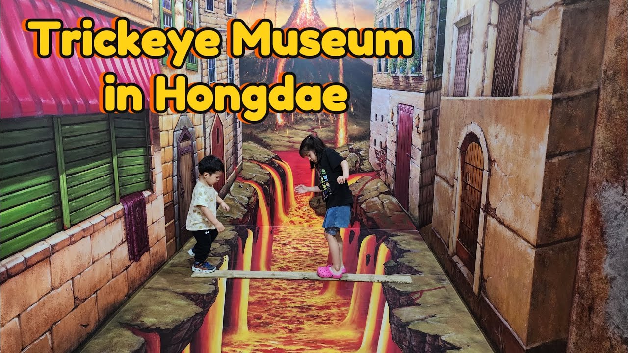 Seoul, Korea | Hongdae Trickeye Museum + Coconut Box Cafe | AR Art + Giant Ball Pit | Aprotv
