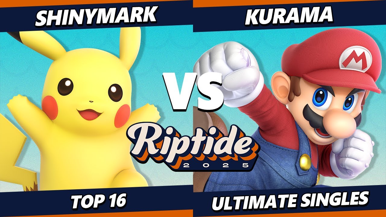 Riptide 2025 - ShinyMark (Pikachu) Vs. Kurama (Mario) Smash Ultimate - SSBU