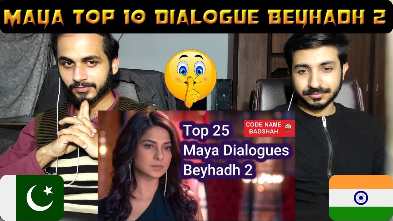 Pakistani Reaction On Maya top 10 Dialogue Beyhadh 2 | Jenifer Winget | Maya Dialogue | Beyhad 2 |