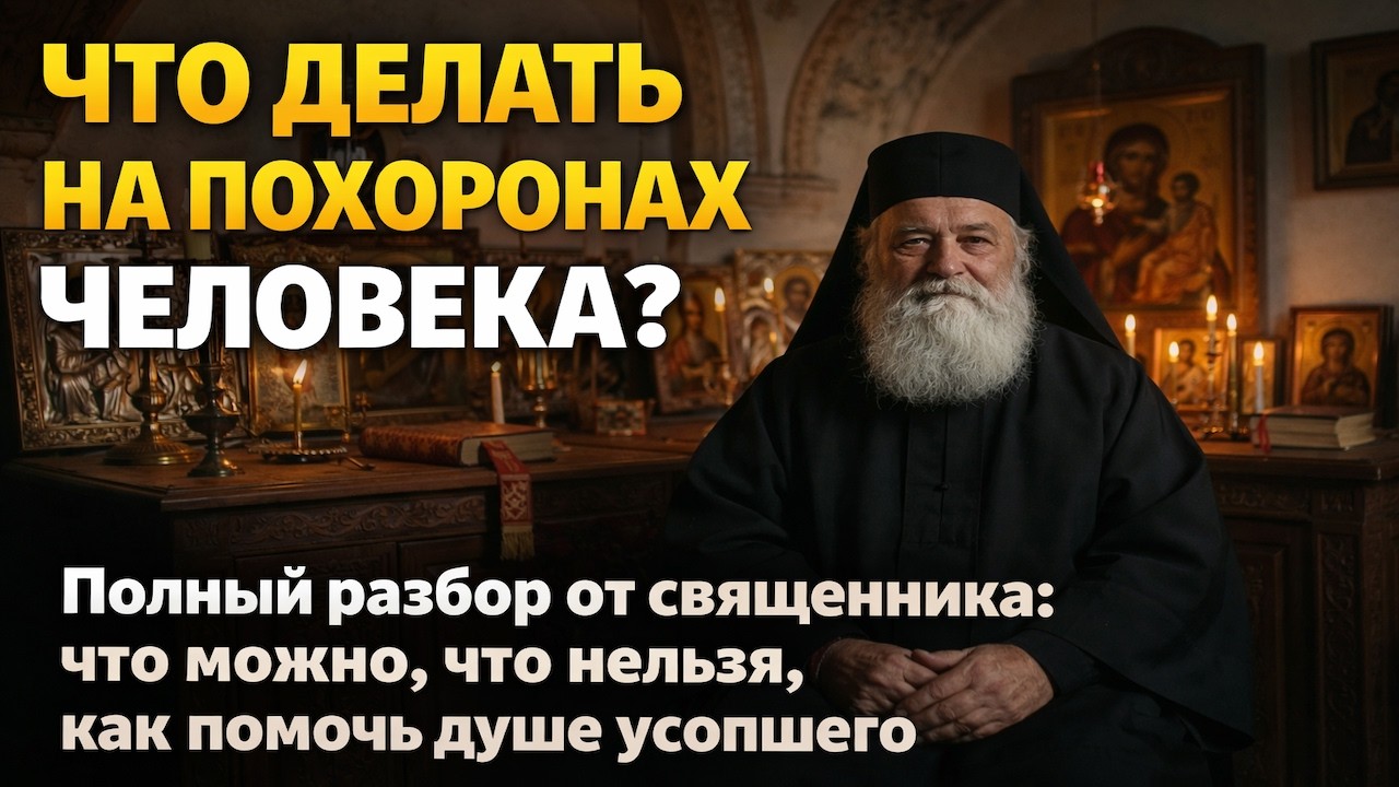 Что делать на похоронах православного человека Полный разбор от священника что можно, что нельзя, к