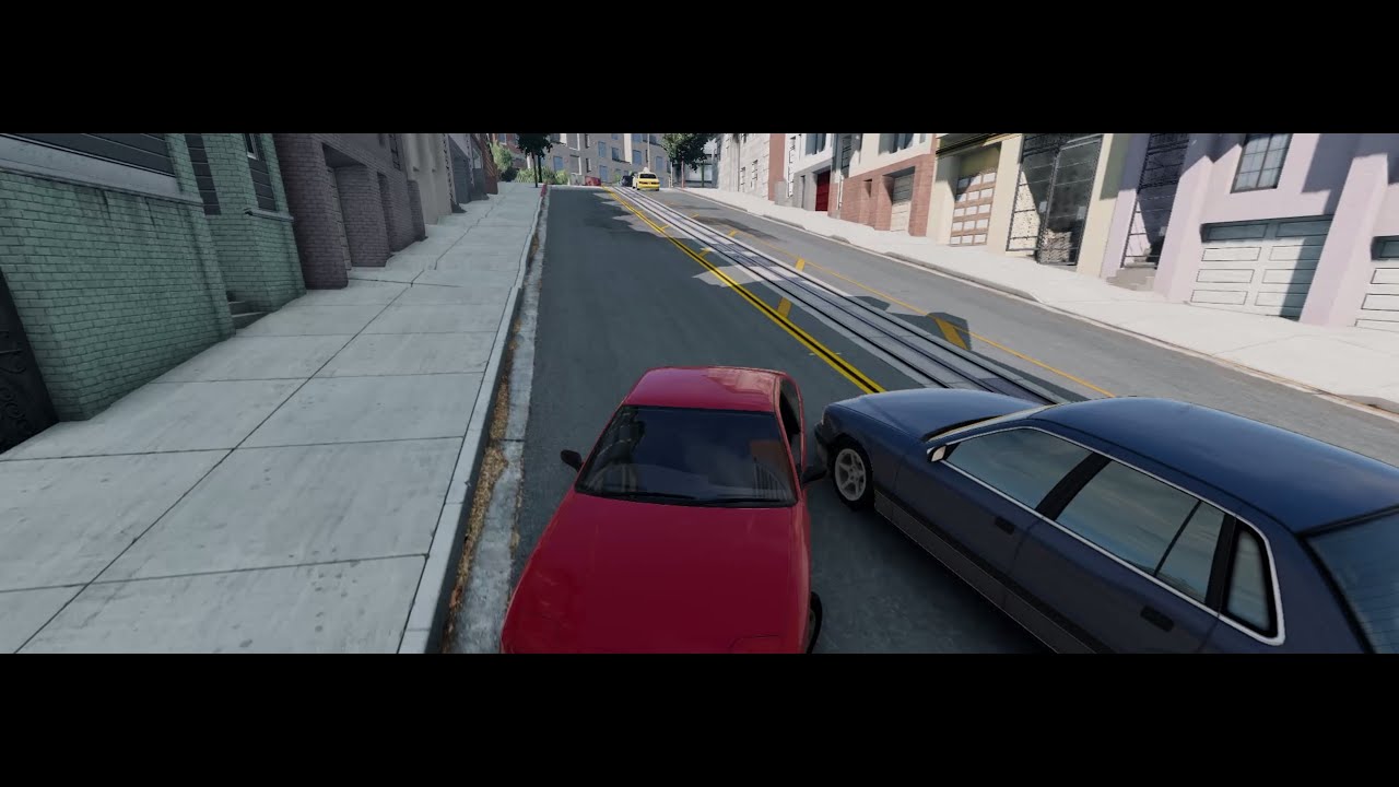 BeamNG drive погоня двох автівок!