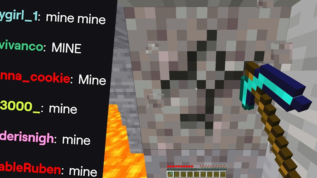 Minecraft, but twitch chat controls my game...