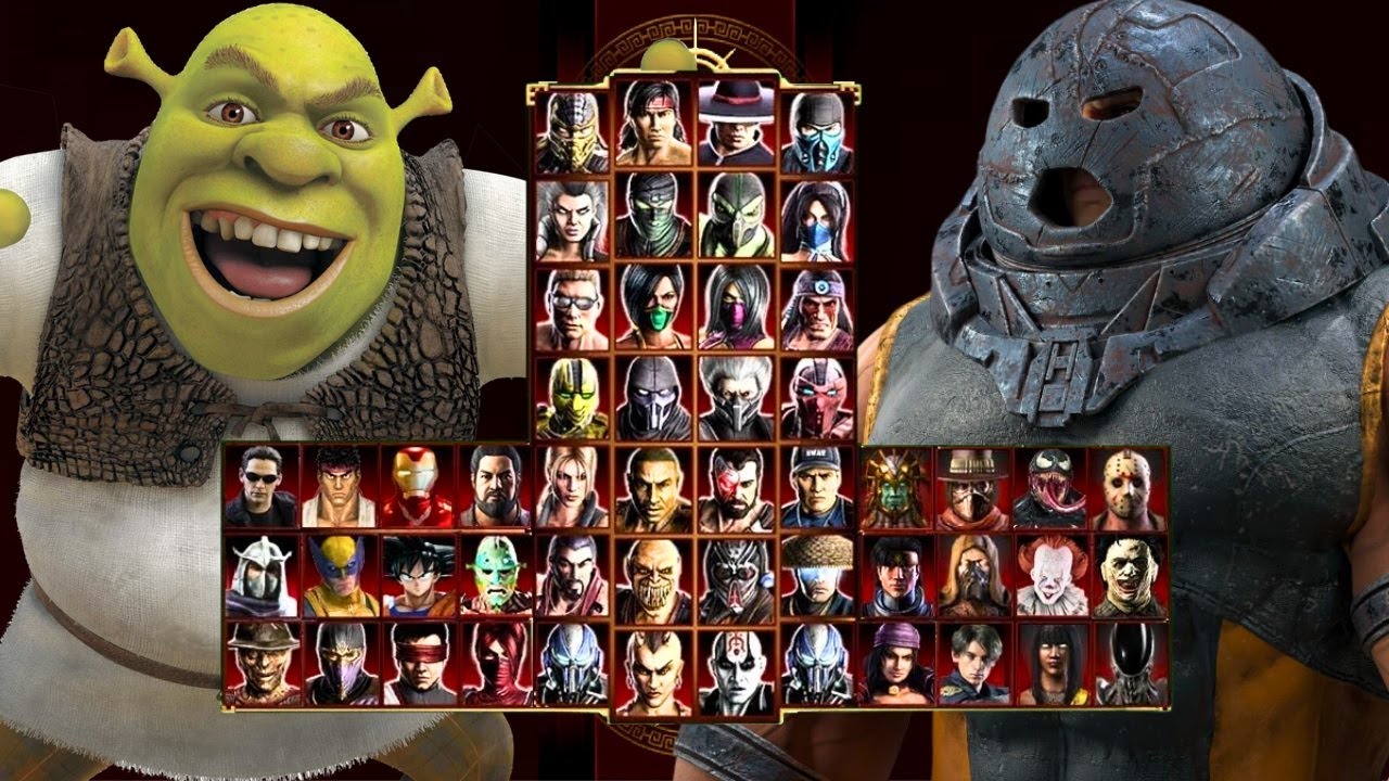 Mortal Kombat 9 - Шрек и Джаггернаут - Экспертная рейтинговая таблица - Геймплей @(1080p) - 60ᶠᵖˢ ✔