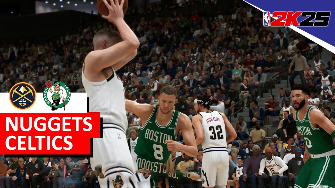 NBA 2K25 - Nuggets vs Celtics - Gameplay (4K 60FPS)