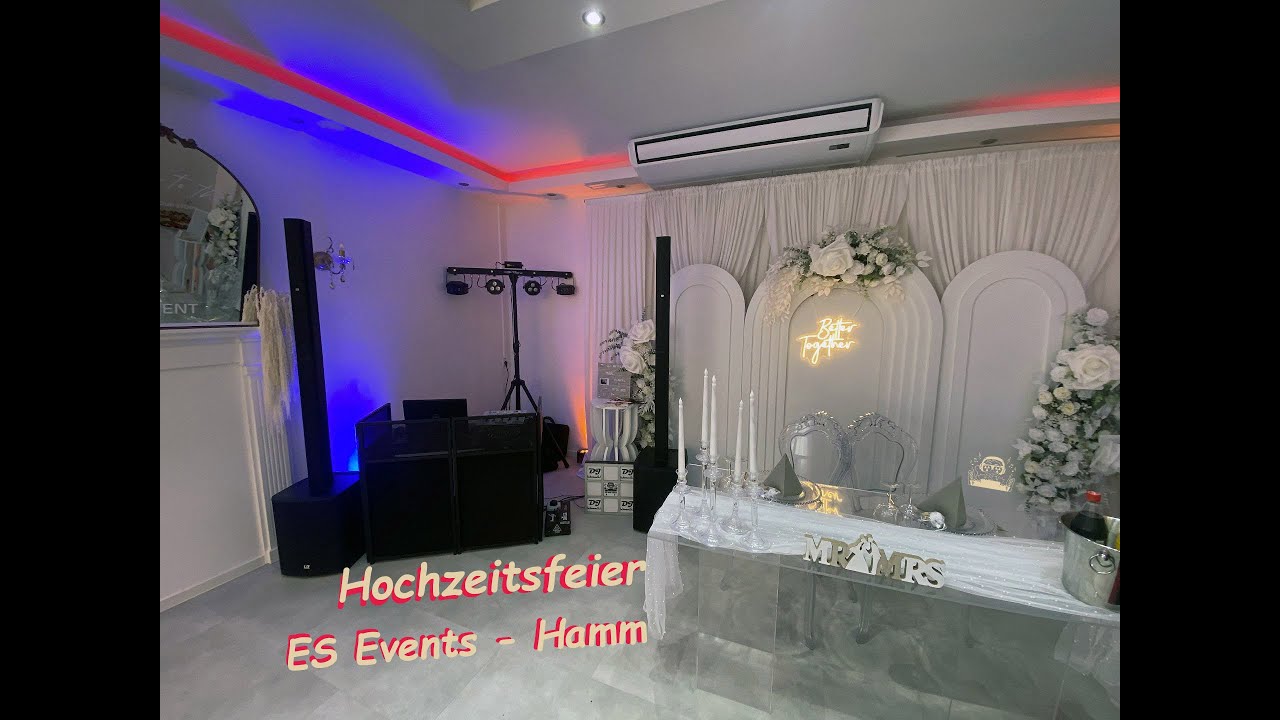 ES Event in Hamm - Hochzeitsfeier mit der Unterstützung von DJ Atommic