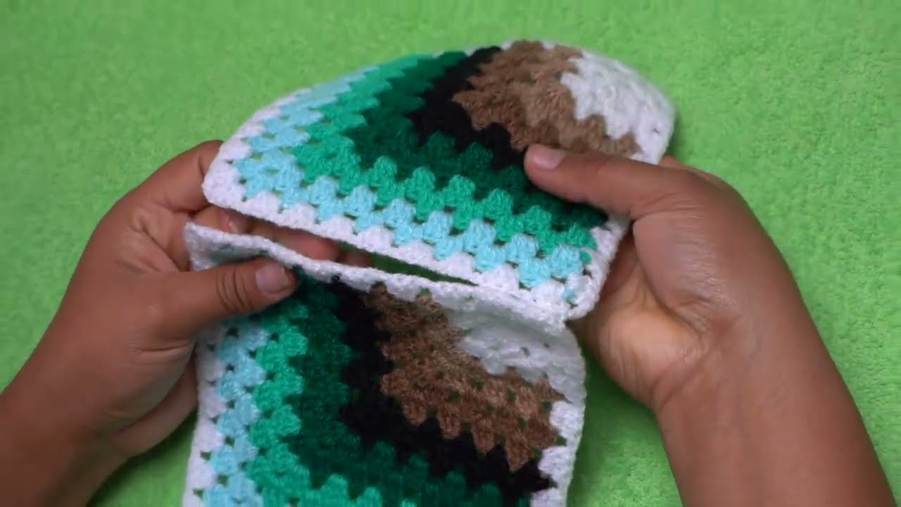 COMO UNIR LOS CUADROS TEJIDOS A CROCHET PARA UNA COLCHA