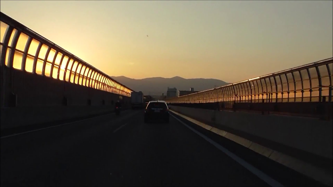 名神高速道路　大津IC～吹田JCT　走行動画　2015・10・17