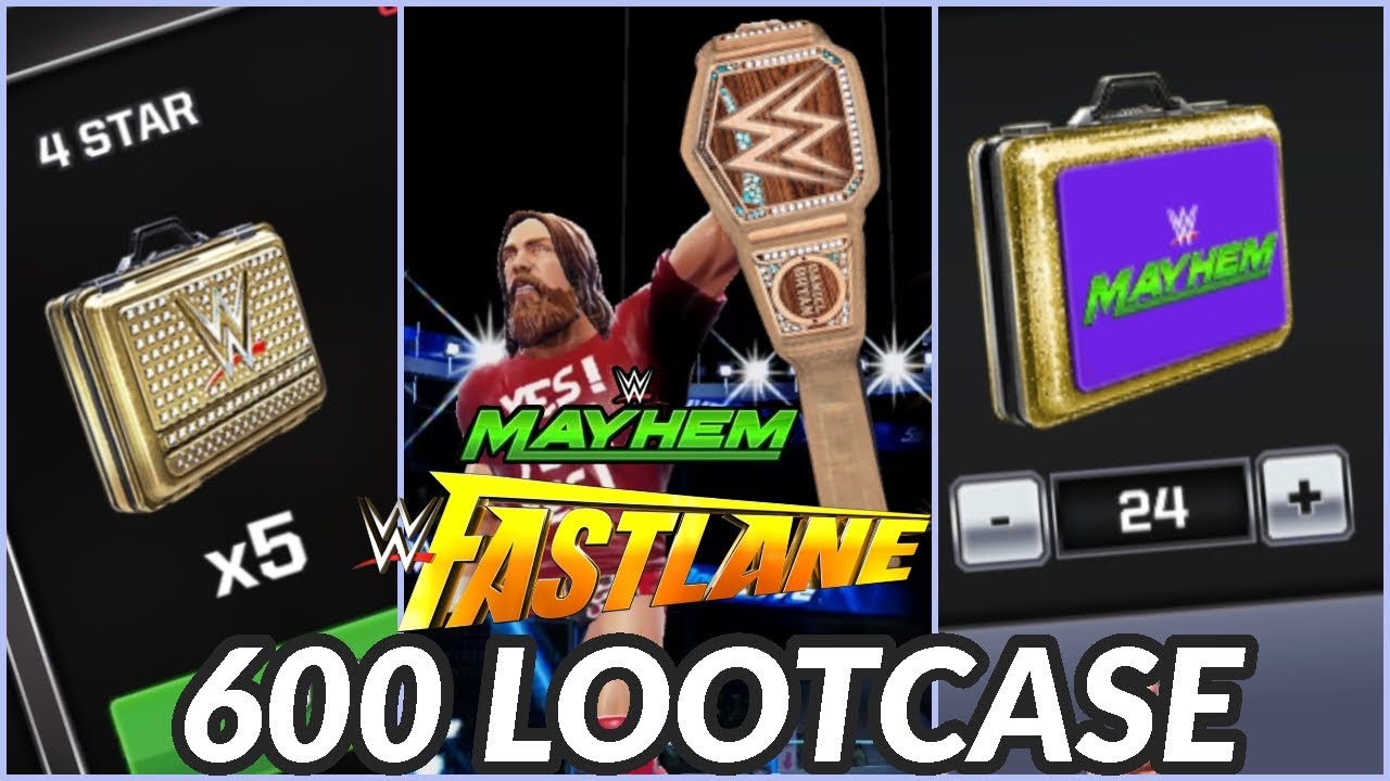 Fastlane  | 600   Lootcase Openning | WWE MAYHEM