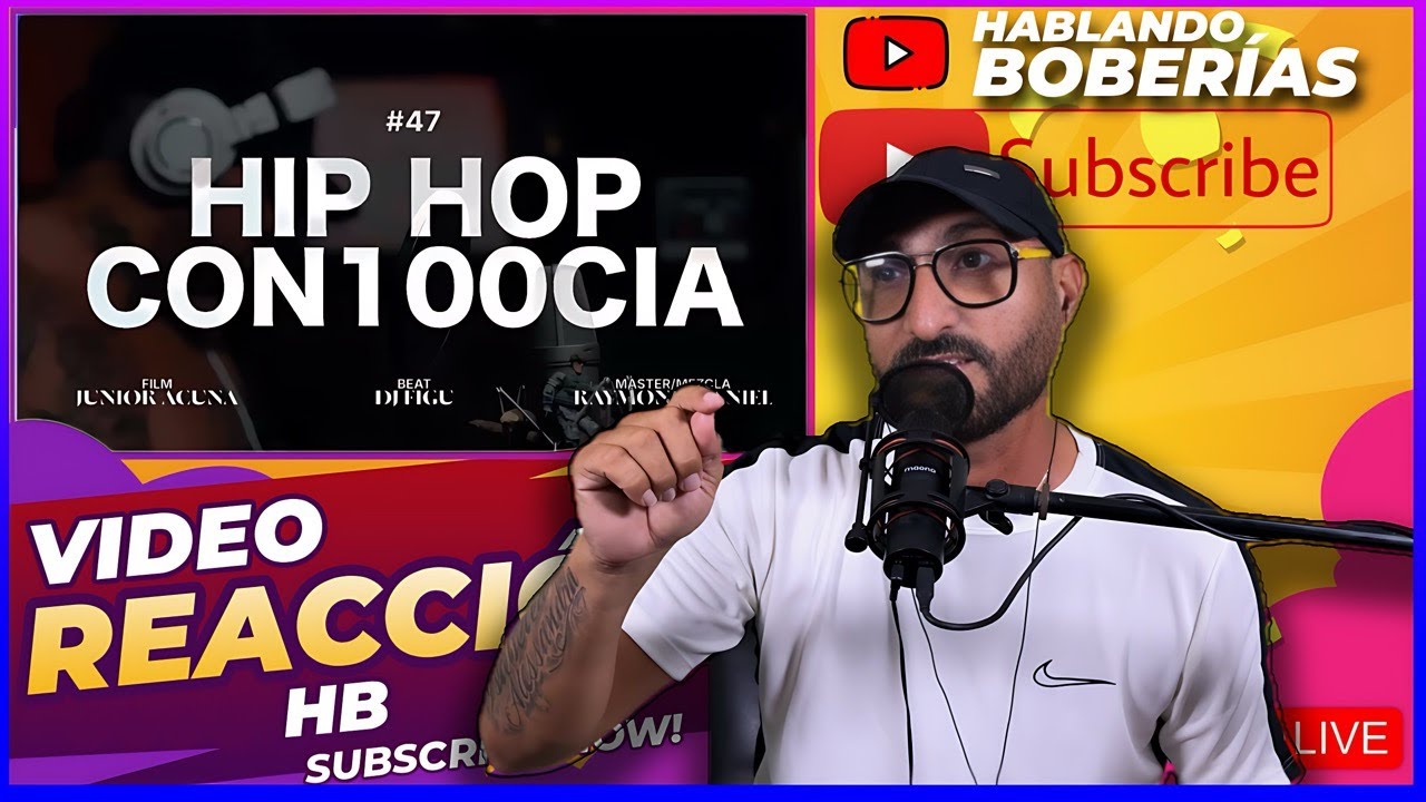 HipHop Con100cia #47   Al2 El Aldeano & Dj Figu !Huye!  (VIDEO REACCIÓN)