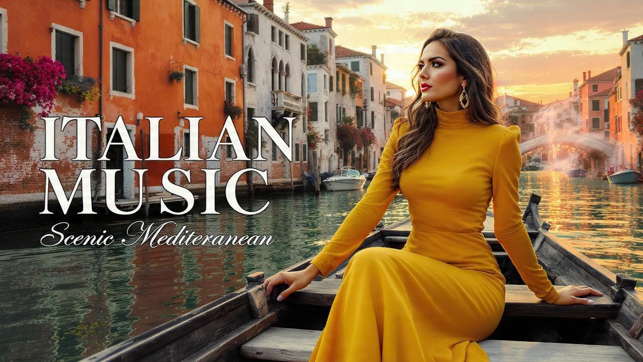🎶 Italian Vibes & Mediterranean Music 🎶 2+ Hours Amalfi Coast & Lake Como Relax Views 4K