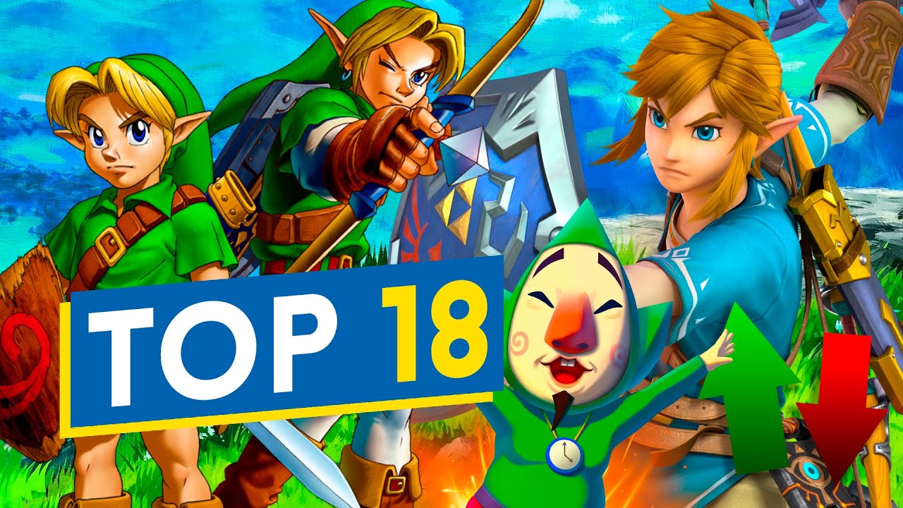 ¿CUÁL es el MEJOR THE LEGEND OF ZELDA? - TOP 18