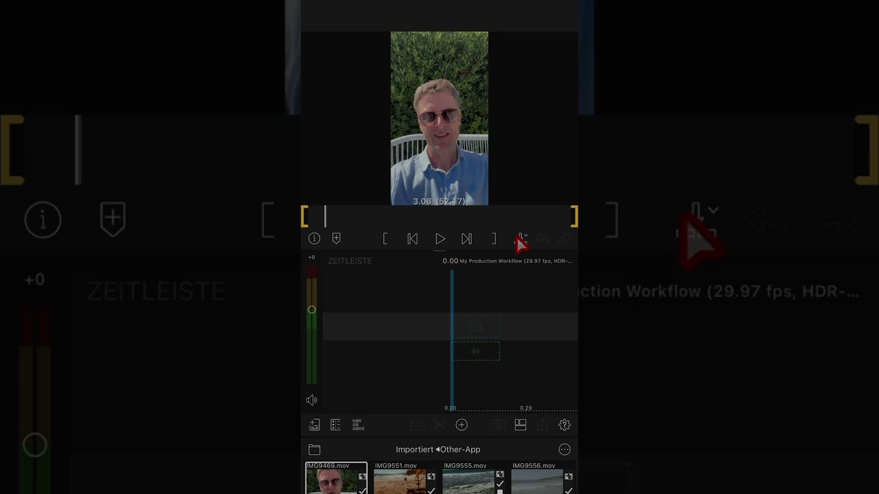 iPhone 17 Pro Max mobile video production with Luma Fusion