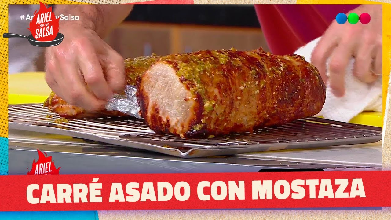Croquetas - Carré Asado con Mostaza y Salteado - Tarta de Chocolate y Peras | ARIEL EN SU SALSA