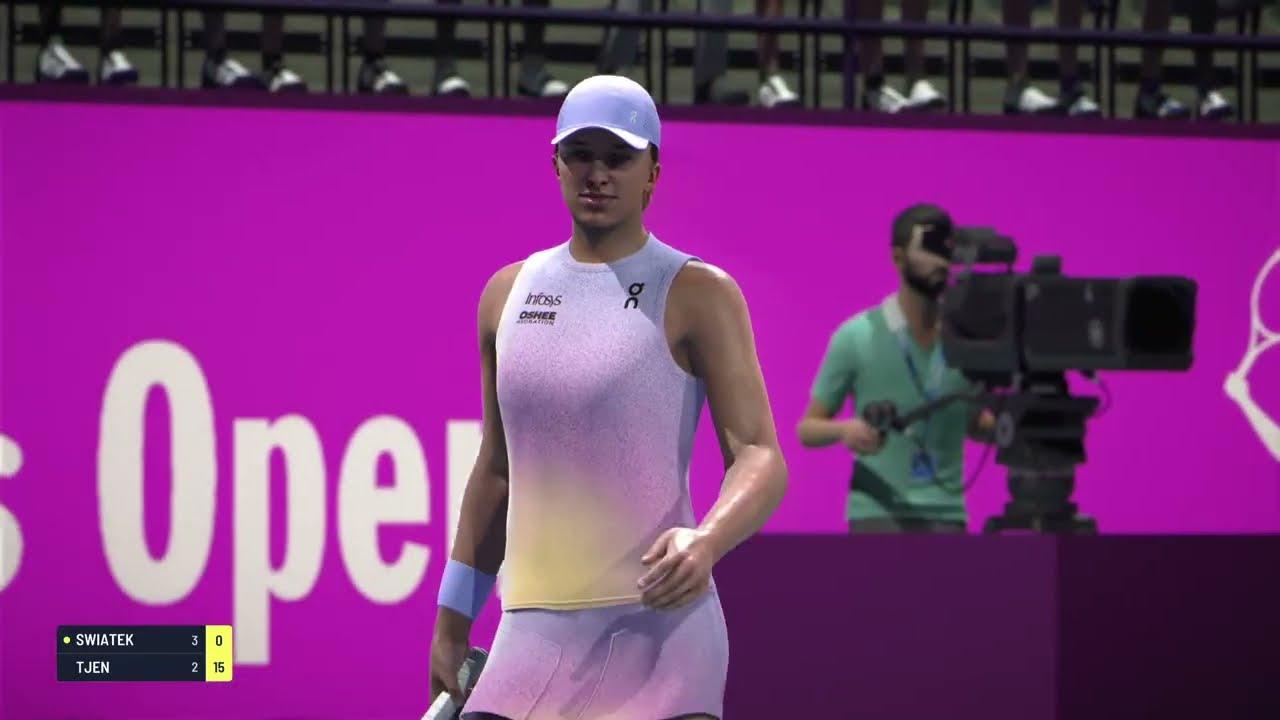 Live: Iga Swiatek Vs Janice Tjen - Qatar Open 2026 WTA 1000 Preview - R32 - Official game WTA