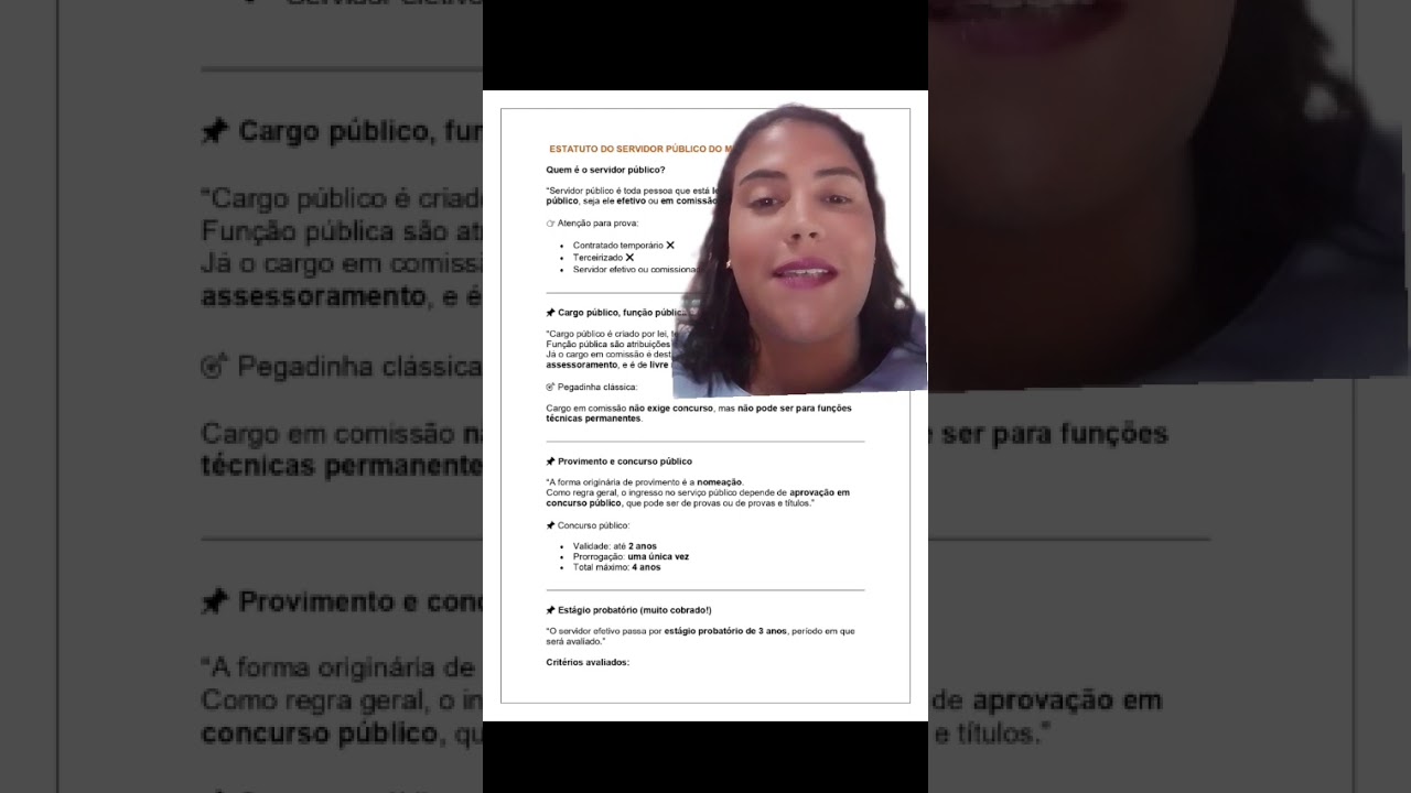 Estatuto do Servidor Público: o que mais cai em prova!