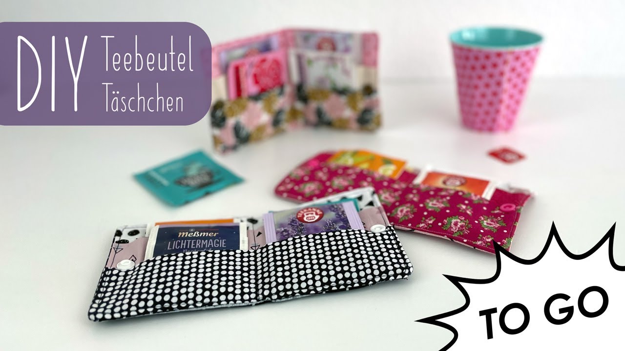 DIY Teebeutel Täschchen | To Go | Nähen | Geschenkidee