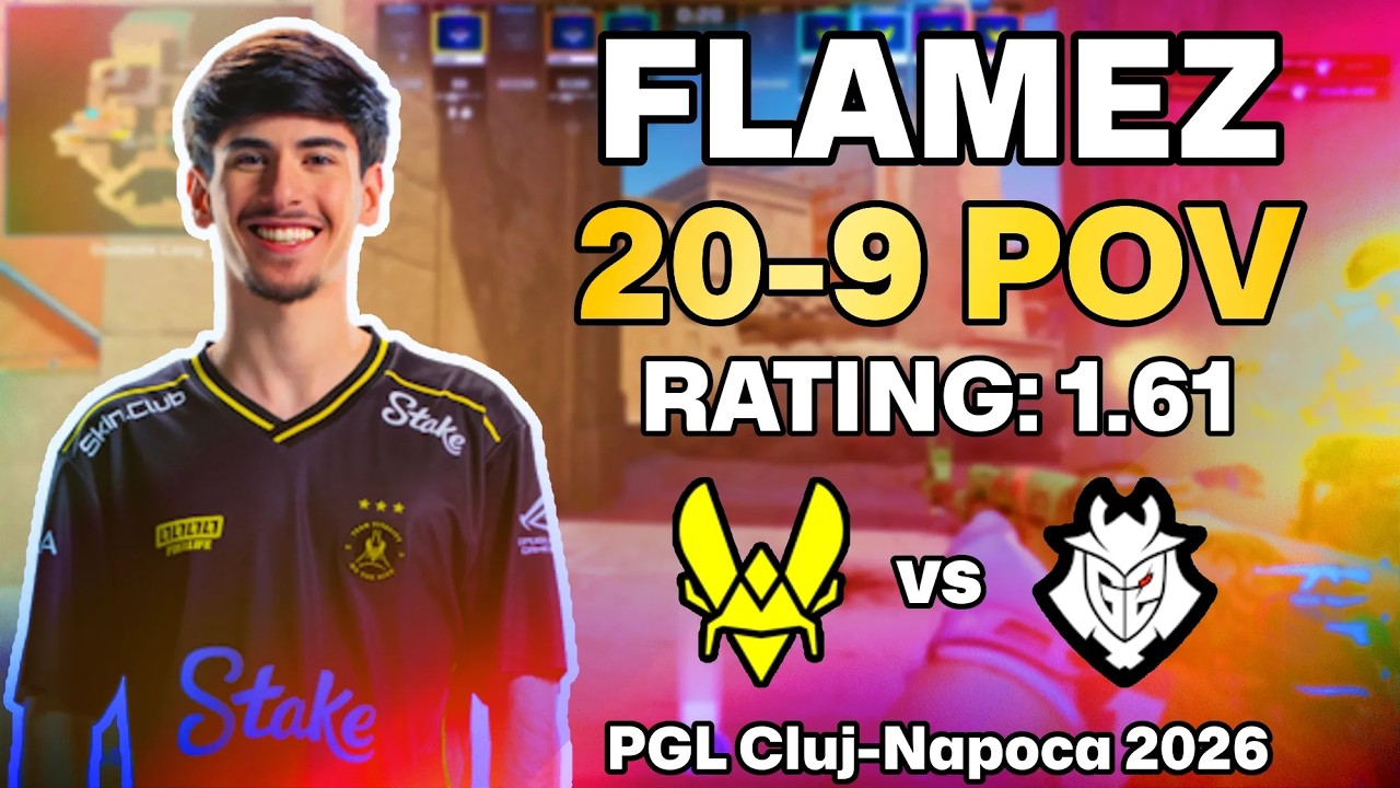 FLAMEZ 20-9 POV vs G2 (Anubis) | PGL Cluj-Napoca 2026