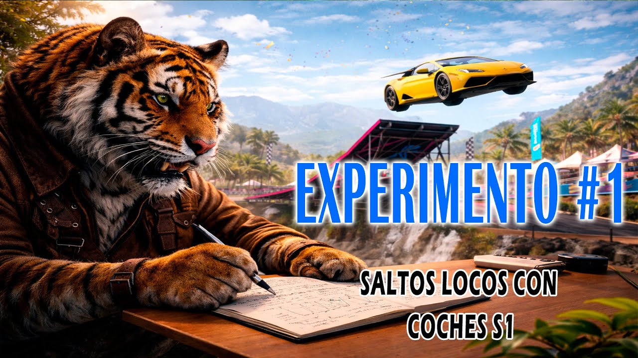 EXPERIMENTO #1 SALTOS LOCOS #forzahorizon5
